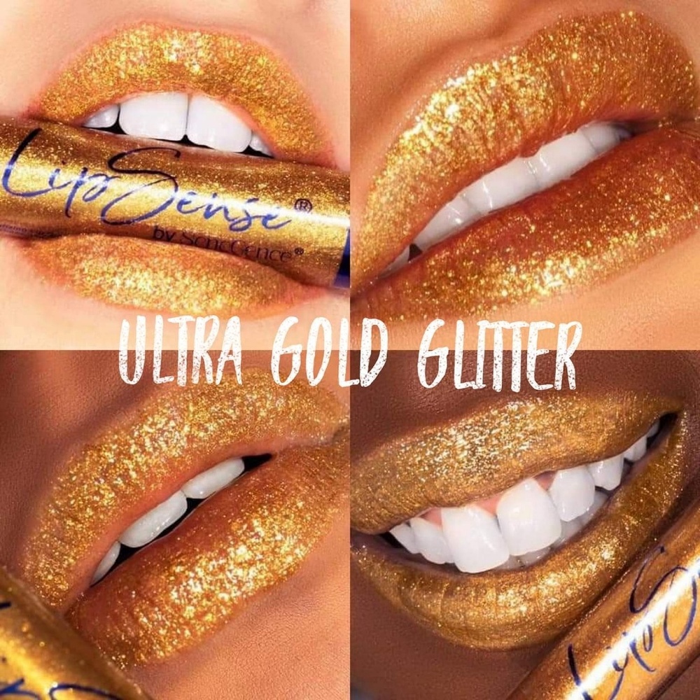 Limited Edition Ultra Gold Glitter Gloss Lipsense